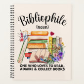 Bibliofiele gelukzaligheid planner (Voorkant)