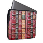 Bibliofiele Oude Boekenbibliotheek Laptop Sleeve (Voorkant Rechts)