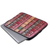 Bibliofiele Oude Boekenbibliotheek Laptop Sleeve (Voorkant onderkant)