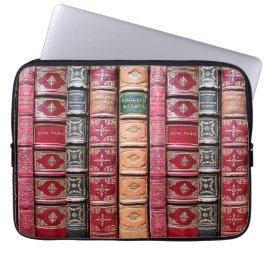 Bibliofiele Oude Boekenbibliotheek Laptop Sleeve