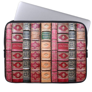 Bibliofiele Oude Boekenbibliotheek Laptop Sleeve