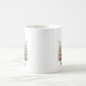 Bibliofiele Schattigee auto die een boek leest Koffiemok (Center)