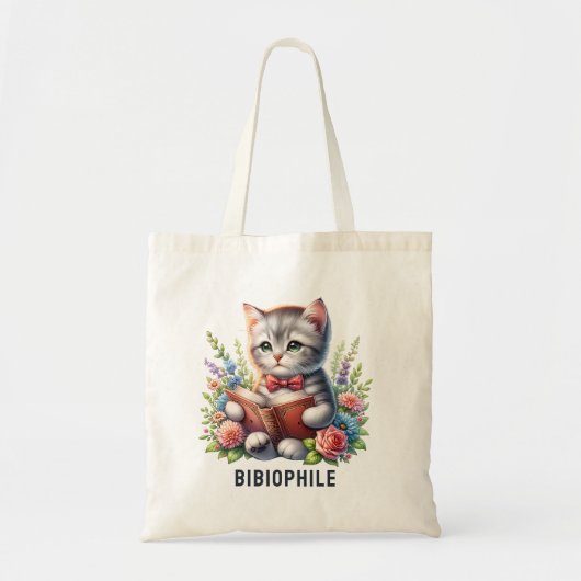 Bibliofiele Schattigee auto die een boek leest Tote Bag (Voorkant)