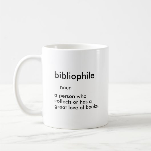 bibliofofiel noun definitionwoordenboek koffiemok (Links)