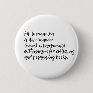 Bibliomania Ronde Button 5,7 Cm
