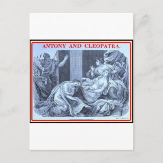 Bibliomania: Shakespeare - Antony en Cleopatra Briefkaart
