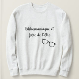 Bibliomanica en trots op het zijn trui