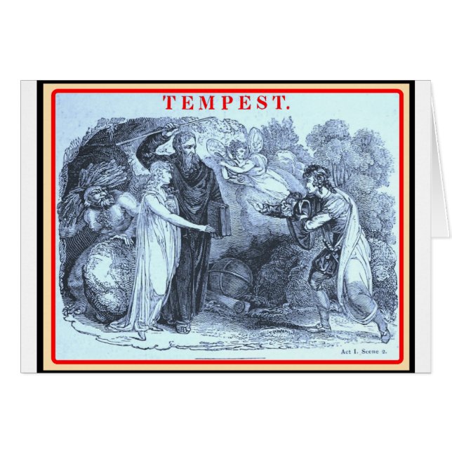 Bibliomanie: Shakespeare The Tempest (Voorkant Horizontaal)