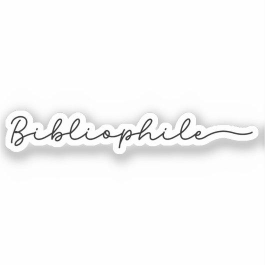 Bibliopfiel Sticker (Voorkant)
