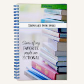 Bibliopfiele boeklezer Notitieboek (Voorkant)