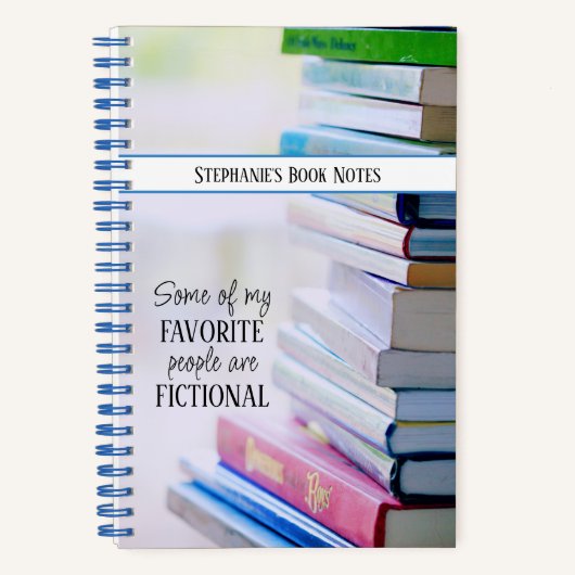 Bibliopfiele boeklezer Notitieboek (Voorkant)