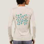 Bibliophile Babe Tri-Blend Shirt (Achterkant)