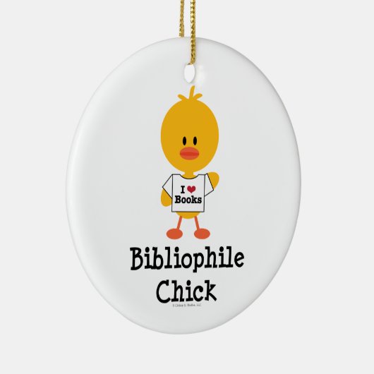 Bibliophile Chick Ornament (Rechts)