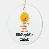 Bibliophile Chick Ornament (Links)