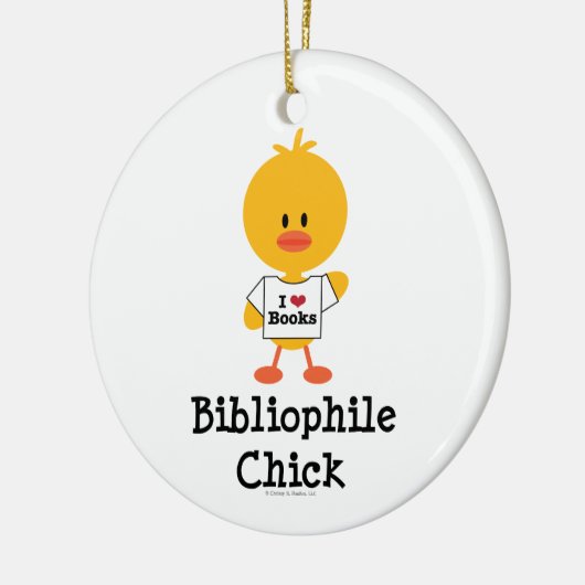 Bibliophile Chick Ornament (Links)