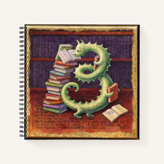 Bibliophile notebook notitieboek (Voorkant)