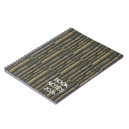 Bibliophile Notes 2026 Notitieboek (Linkerzijde)