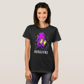 Bibliopolide Octopus Book Reading T-shirt (Voorkant volledig)