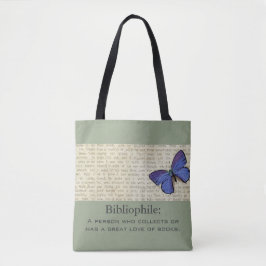 Bibliopolies-Butterfly-verfijnd-handtas-Tas Tote Bag