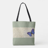 Bibliopolies-Butterfly-verfijnd-handtas-Tas Tote Bag (Achterkant)