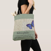 Bibliopolies-Butterfly-verfijnd-handtas-Tas Tote Bag (Dichtbij)