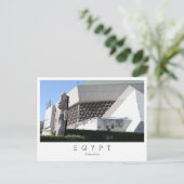 Bibliotheca Alexandrina, Alexandrië, Egypte Postca Briefkaart (Staand voorkant)
