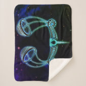 bibliotheca de scales zodiadedeken sherpa deken (Voorkant)