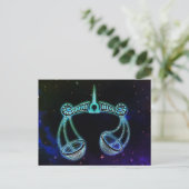 bibliotheca de schalen zodiaal briefkaart (Staand voorkant)