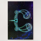 bibliotheca de schalen zodiale puzzle legpuzzel (Verticaal)