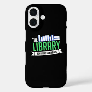 Bibliothecaris Bibliotheek Boeken Cadeau iPhone 16 Hoesje