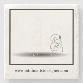 Bibliothecaris bibliotheekredacteur visitekaartje stenen onderzetter