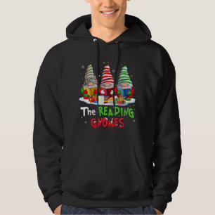 Bibliothecaris De Lezing Gnomen Kerstmis Grappig v Hoodie