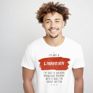 Bibliothecaris Definitie Grappig T-shirt