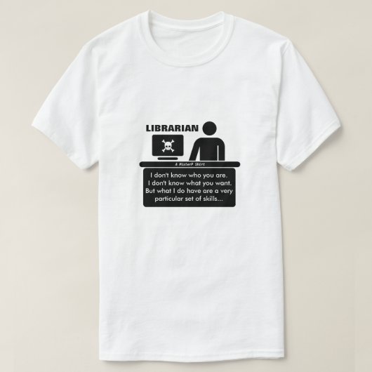 Bibliothecaris - Een MisterP Shirt (Design voorkant)