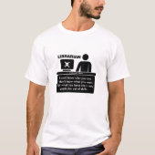 Bibliothecaris - Een MisterP Shirt (Voorkant)