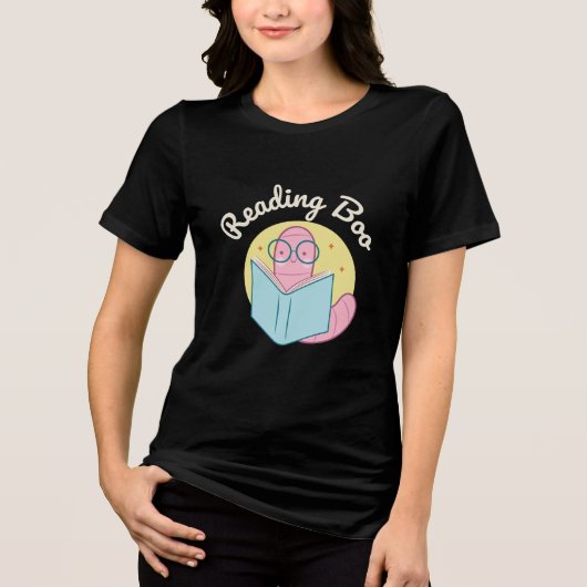 Bibliothecaris en boekenfan van de National Librar Tri-Blend Shirt (Voorkant)