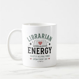 Bibliothecaris Energie Helpt Geesten Groeien Elke  Koffiemok