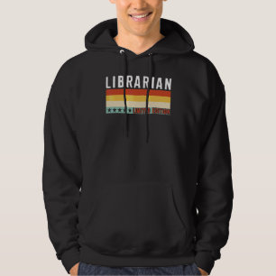 Bibliothecaris Functie Titel Beroep Werknemer Waar Hoodie