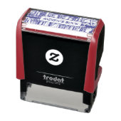 Bibliothecaris gepersonaliseerde naam Manga Stamp Zelfinktende Stempel (Product)