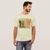 bibliothecaris glimlacht. t-shirt (Voorkant volledig)