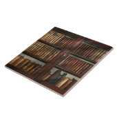 Bibliothecaris - In de bibliotheek Tegeltje (Zijkant)