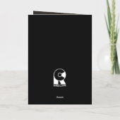 Bibliothecaris Kitten Bedankkaart (Achterkant)