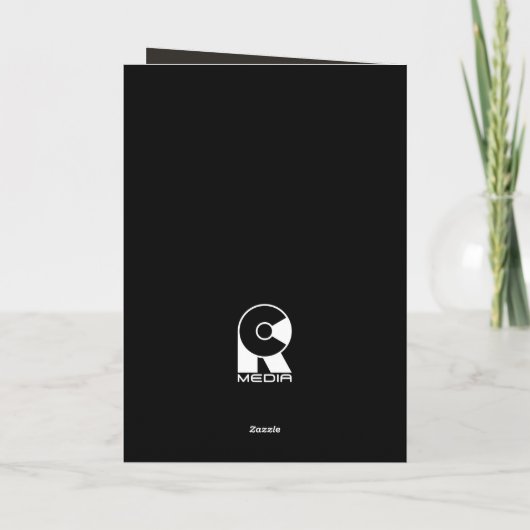 Bibliothecaris Kitten Bedankkaart (Achterkant)