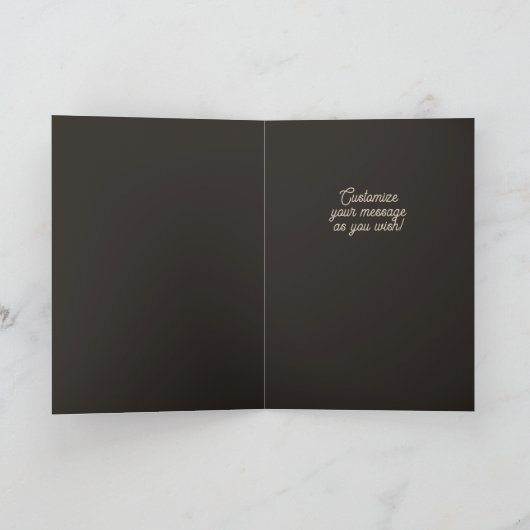 Bibliothecaris Kitten Bedankkaart (Binnen)