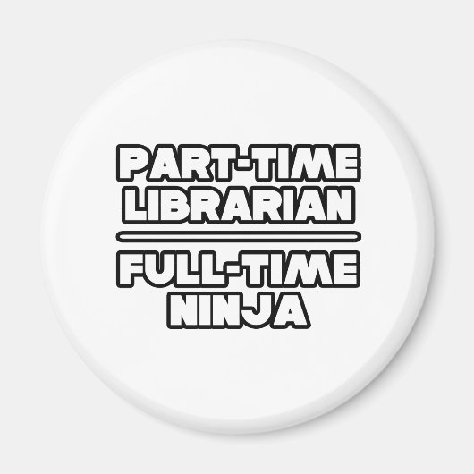 Bibliothecaris...Ninja Magneet (Voorkant)