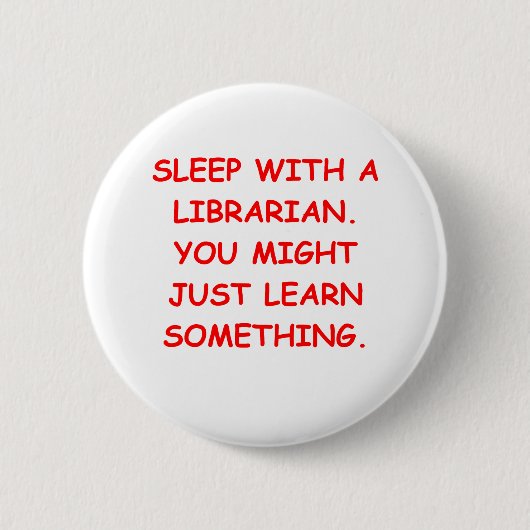 bibliothecaris ronde button 5,7 cm (Voorkant)