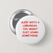 bibliothecaris ronde button 5,7 cm (Voorkant /achterkant)