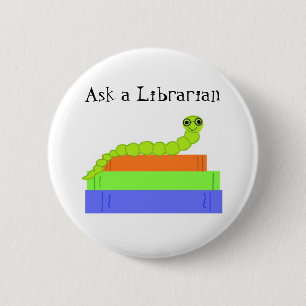 Bibliothecaris Ronde Button 5,7 Cm