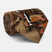 Bibliothecaris Shush, wees stil in de bibliotheek Stropdas (Opgerold)