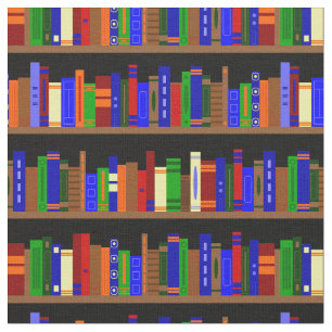 bibliothecaris van de boekenplank van de bibliothe stof